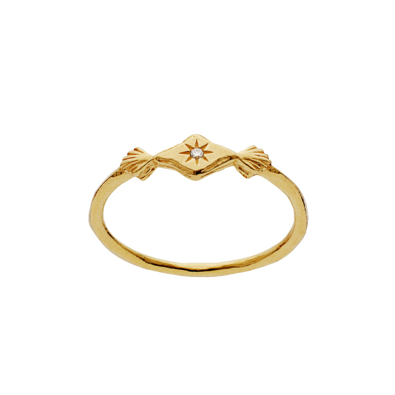 Maanesten Annie Forgyldt Ring