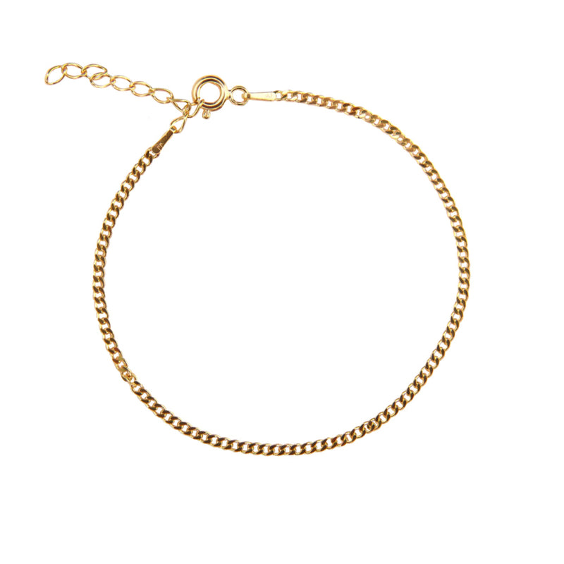 Jeberg Jewellery Baby Saga Bracelet In Gold Plated Silver