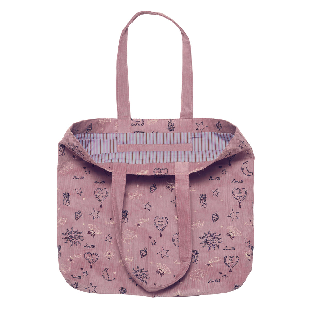 Maanesten Magic Corduroy Totebag Theatre Magical Purple