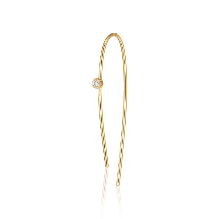 Alura Copenhagen Eclipse Blue Earrings – Gold-Plated Earrings with Zirconia 