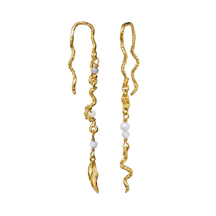 Moonstone Elisa Earrings 18kt Gold Plated - 9746A