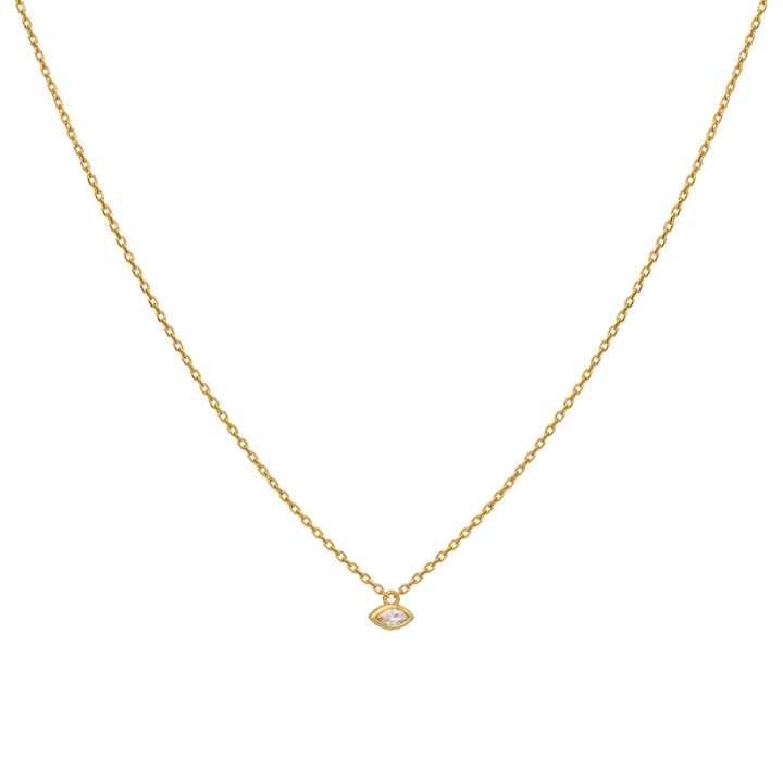 Maanesten Ellie Gold-Plated Necklace with Zirconia 
