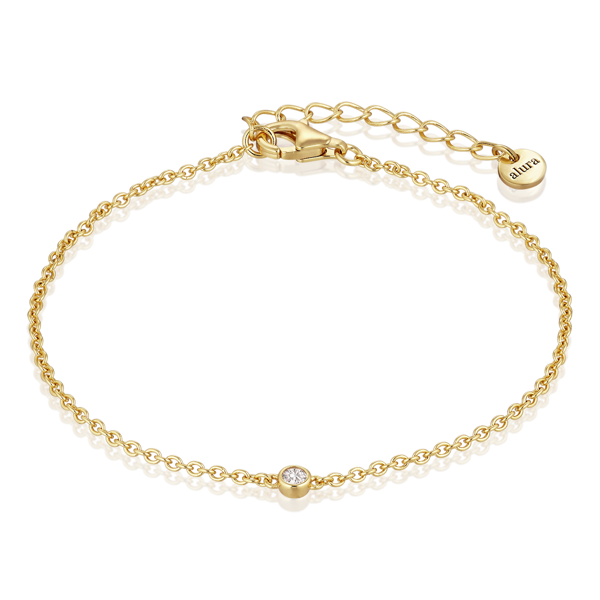 Alura Copenhagen Embrace Bracelet – Gold-Plated Bracelet with Zirconia 