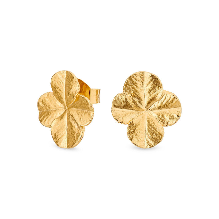 Flora Danica Firlly clover statement earpieces