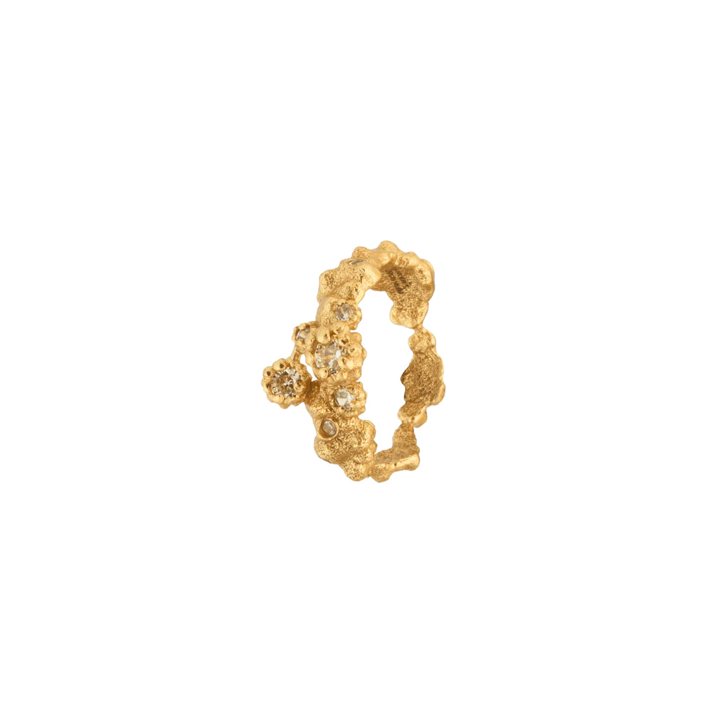 Vincent Glimmering Haze Forgyldyt Ring