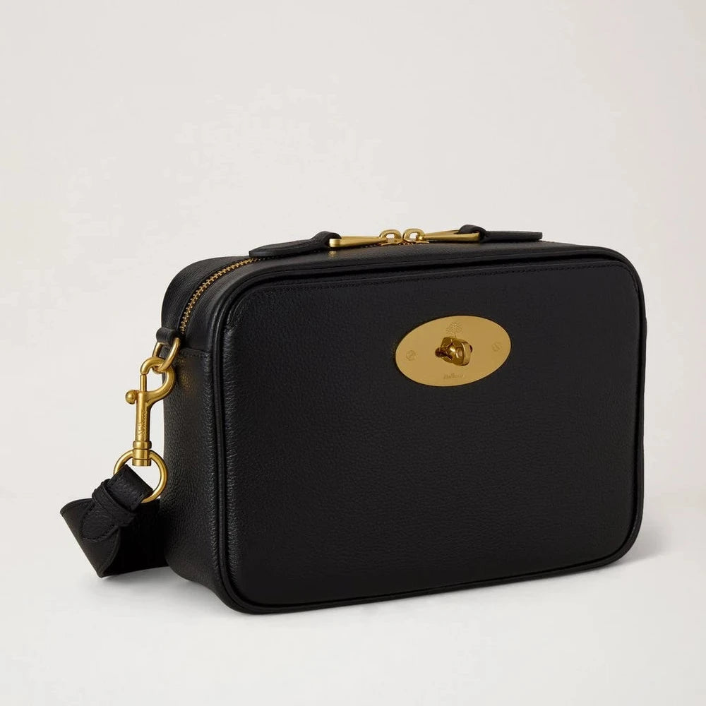 Mulberry Darley Camera Bag Small Classic Grain Black 