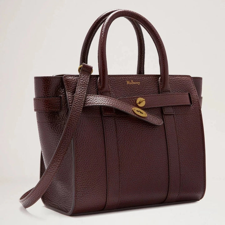Mulberry Mini Zipped Bayswater Oxblood Small Classic Grain – product image 2