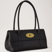 Mulberry East West Bayswater Black Supple Smooth Leather 