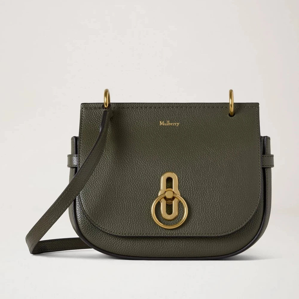 Mulberry Small Amberley Satchel Juniper Green 