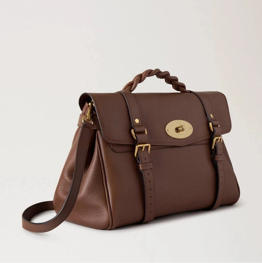 Mulberry Oversized Alexa Bright Oak Heavy Grain
