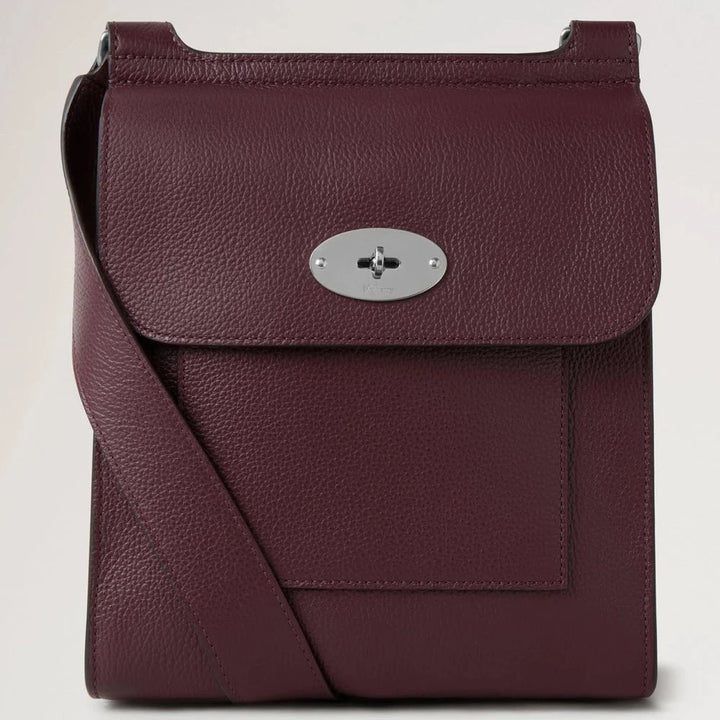 Mulberry Antony N Black Cherry Small Classic Grain 
