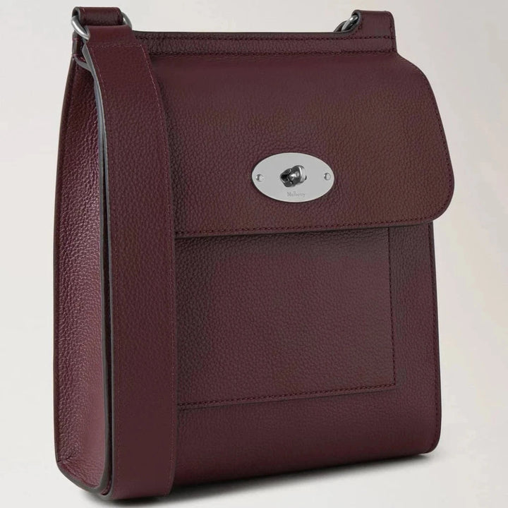 Mulberry Antony N Black Cherry Small Classic Grain 