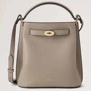 Mulberry Islington Bucket Cashmere Taupe Small Classic Grain 