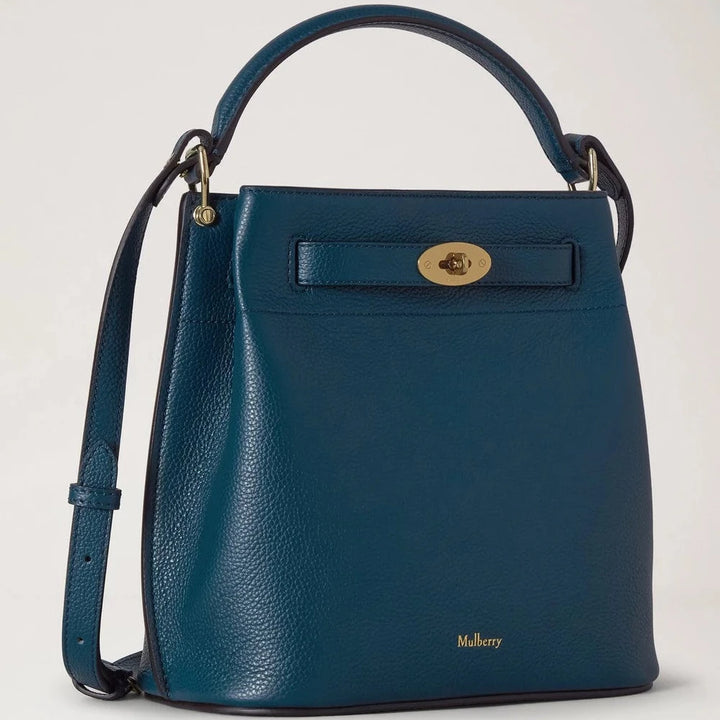 Mulberry Islington Bucket Out of the Blue Small Classic Grain 