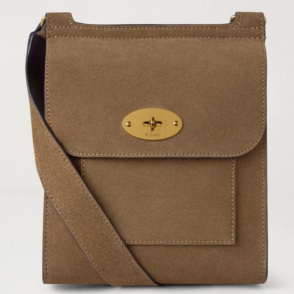 Mulberry Small Antony N Salcombe Sand Suede