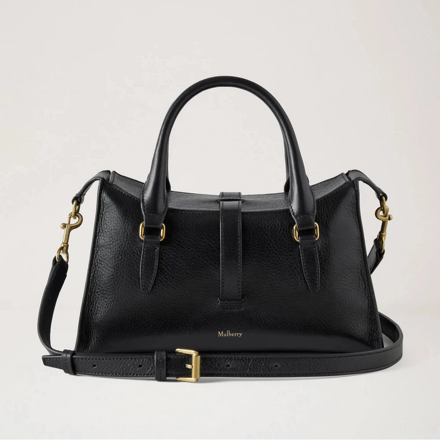 Mulberry Small Roxanne High Shine Leather Black