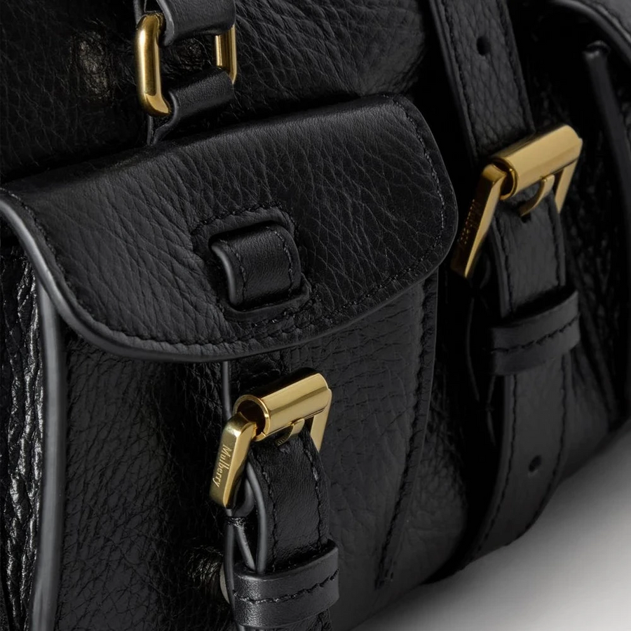 Mulberry Small Roxanne High Shine Leather Black