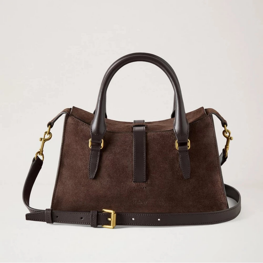 Mulberry Small Roxanne Chocolate Suede