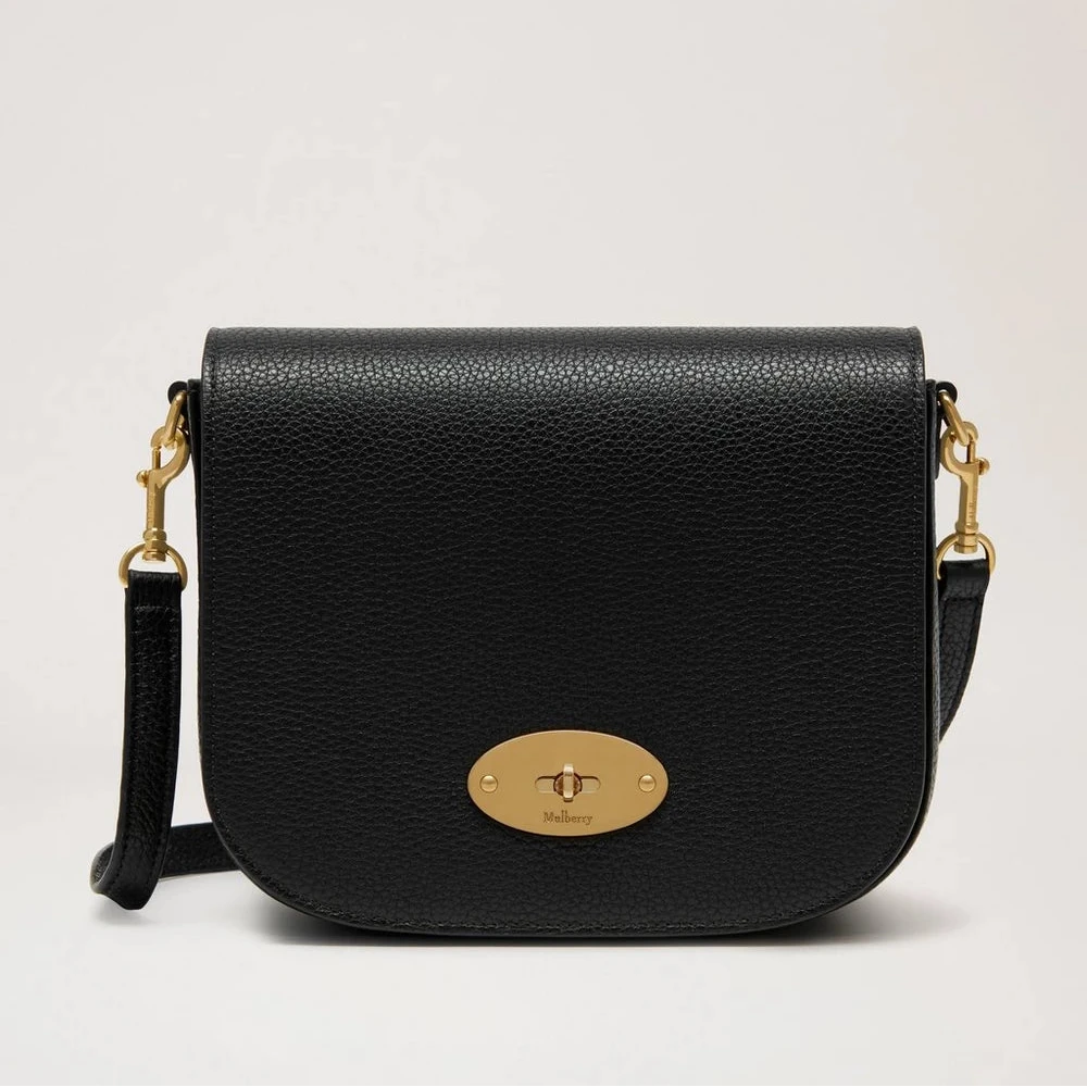 Mulberry Bag - Small Darley Satchel Classic Grain Black