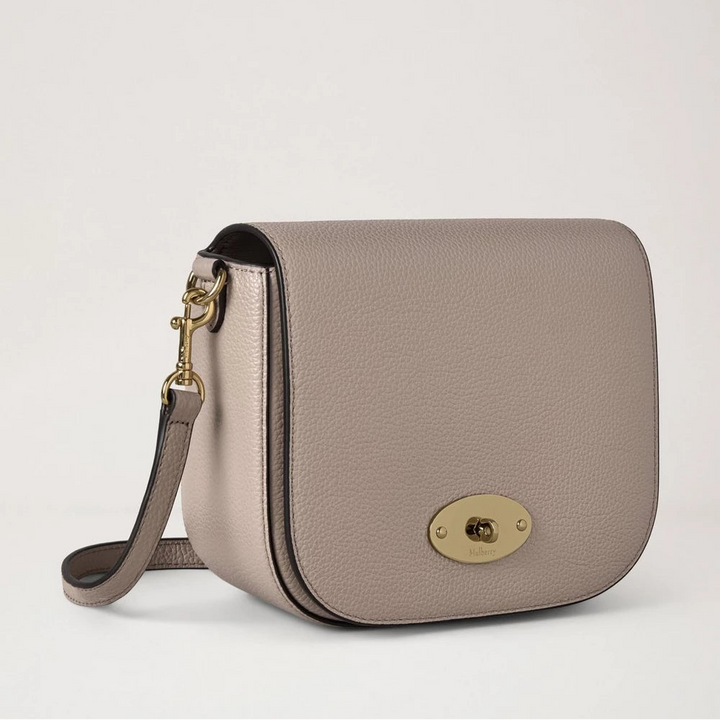 Mulberry Small Darley Satchel Cashmere Taupe Small Classic Grain