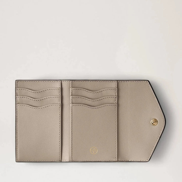 Mulberry Folded Multicard Wallet Small Classic Grain Cashmere Taupe