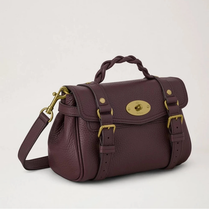 Mulberry Mini Alexa Oxblood Heavy Grain – product image 2