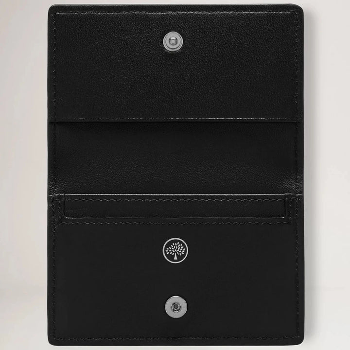 Mulberry Card Case Small Classic Grain Black 
