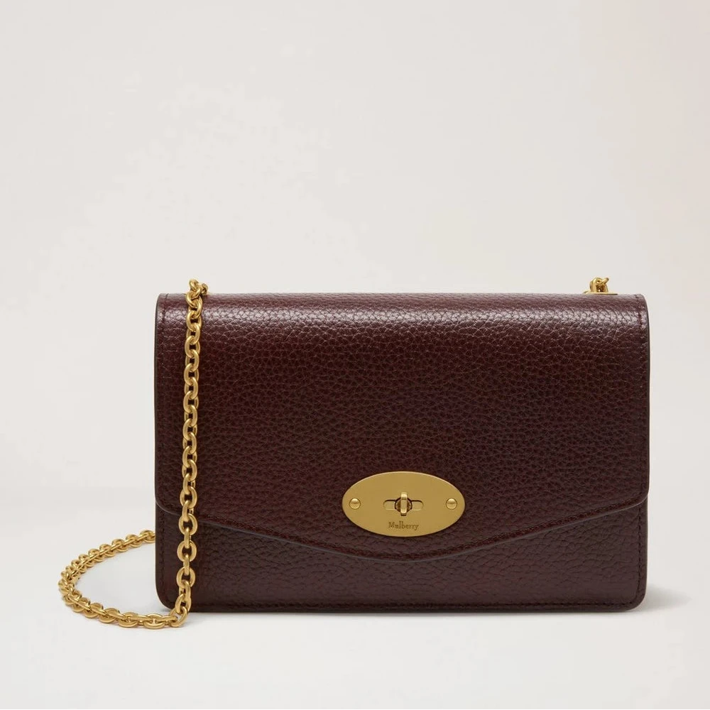 Mulberry Lille Darley Oxblood Small Classic Grain – RL7791/205K195