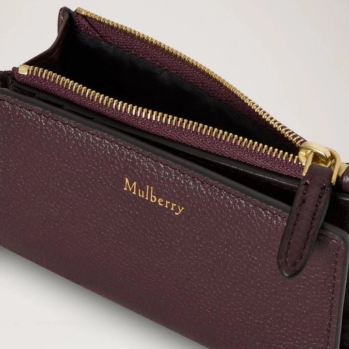 Mulberry Continental Bifold Zipped Wallet Oxblood – produktbillede 2