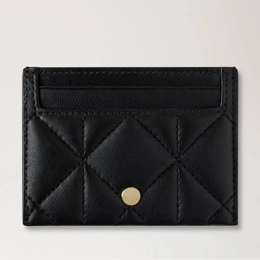 Mulberry Credit Card Slip Black Quilting
