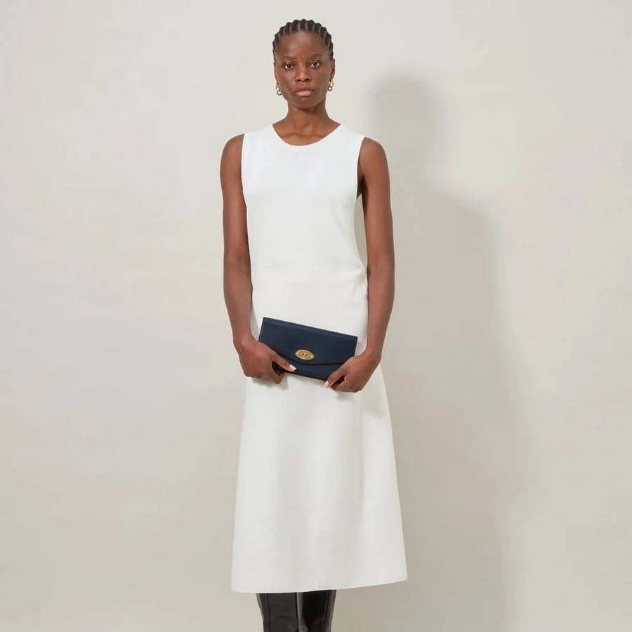 Mulberry Darley Clutch Small Classic Grain Night Sky