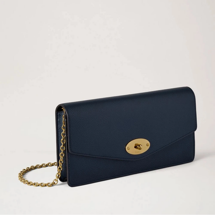 Mulberry Darley Clutch Small Classic Grain Night Sky