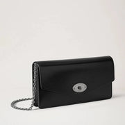 Mulberry Darley Clutch Black High Shine Leather
