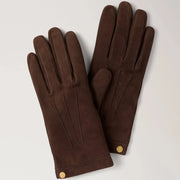 Mulberry Darley Soft Suede Gloves Ebony 