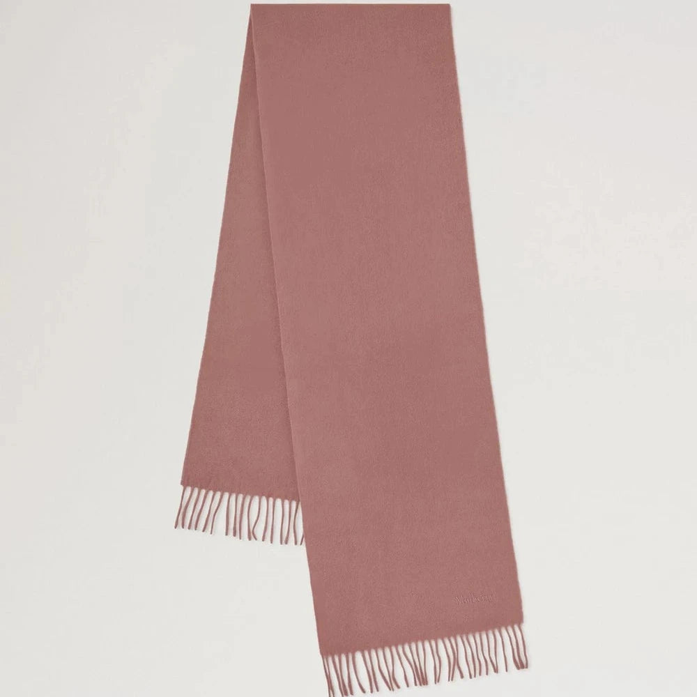 Mulberry Cashmere Scarf - Autumn Rose Cashmere 