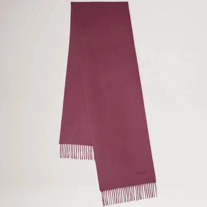 Mulberry Cashmere Scarf - Black Cherry Cashmere 