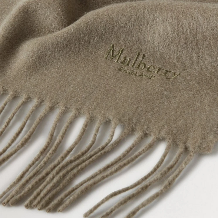 Mulberry Cashmere Scarf Olive - - VS4460/071Q140