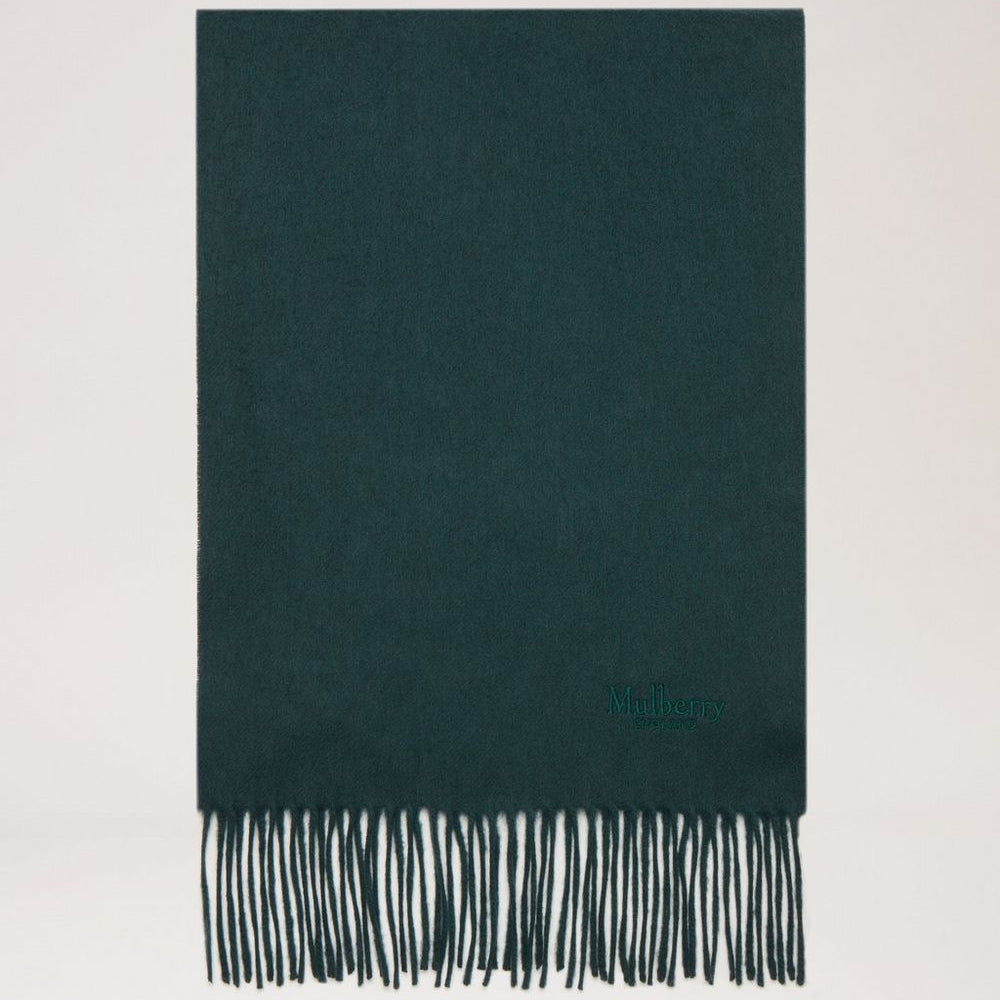 Mulberry Cashmere Scarf - Mulberry Green Cashmere 