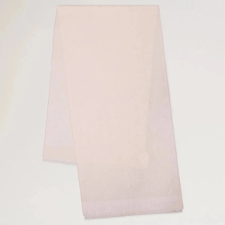Mulberry Mulberry Tree Rectangular Scarf Blossom Pink Cotton Silk Blend 