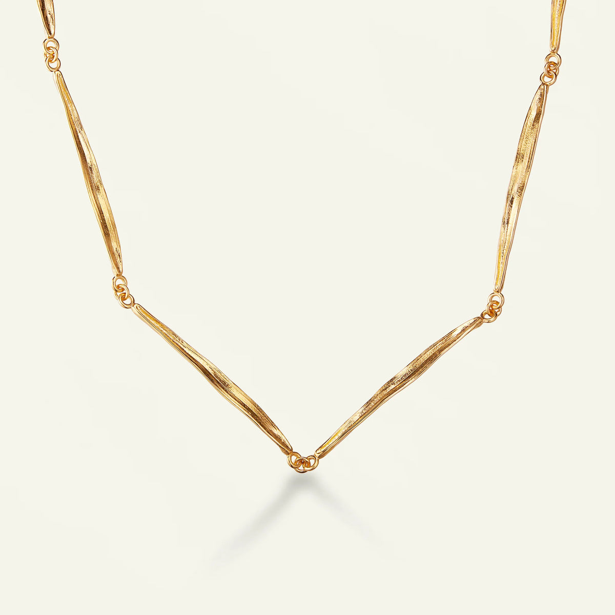 Flora Danica Grass Necklace in Gold Plating 
