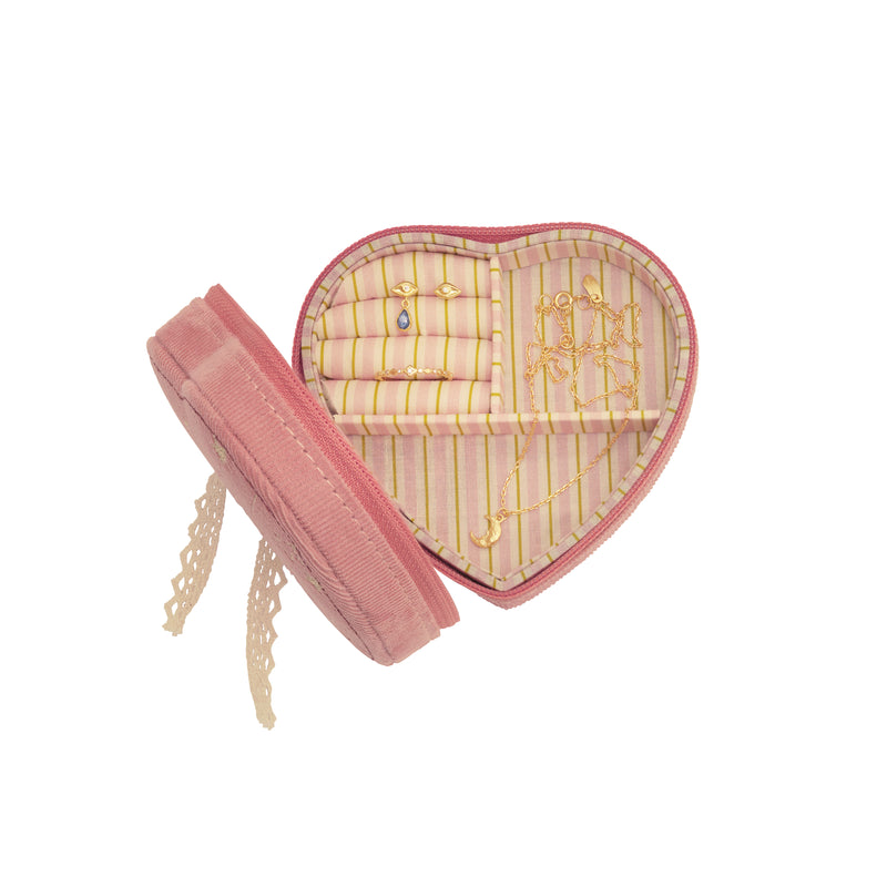 Maanesten Heart Smykkeskrin i Pink Theatre Magic