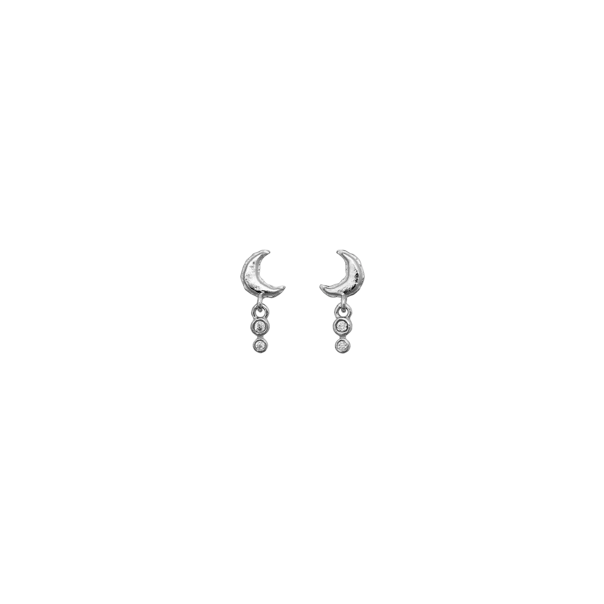 Maanesten Hilma Silver Earrings with White Zirconia 
