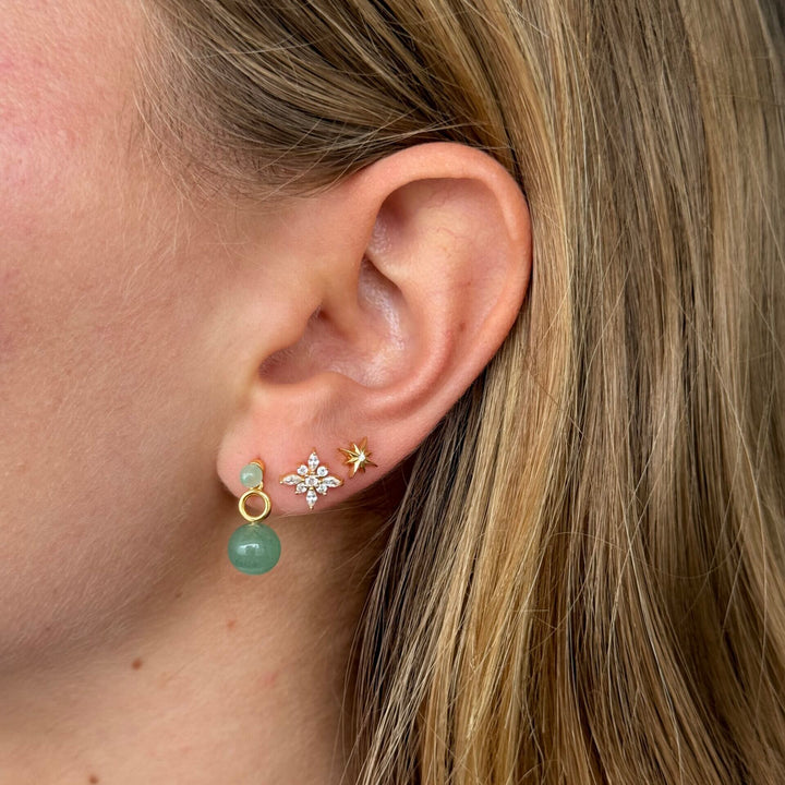 Alura Venus Gold-plated Single Earring with Zirconia – product image 2