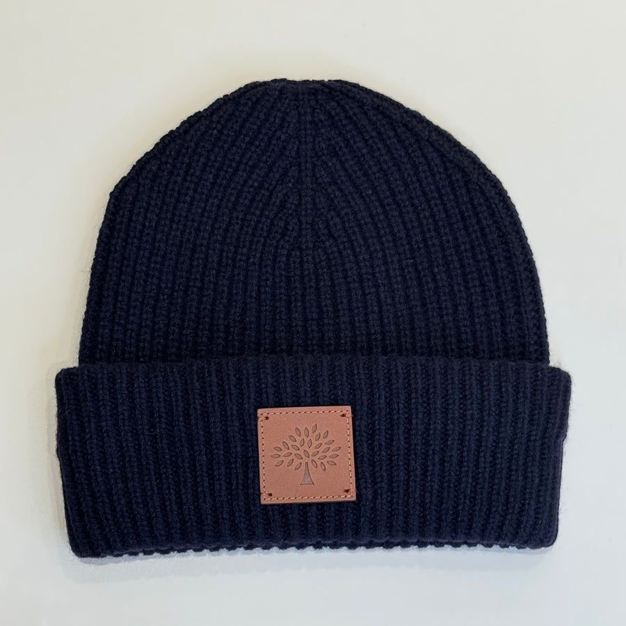 Mulberry Solid Wool Beanie Night Sky