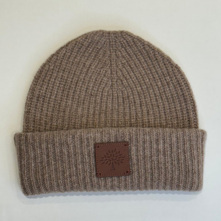 Mulberry Solid Wool Beanie Maple