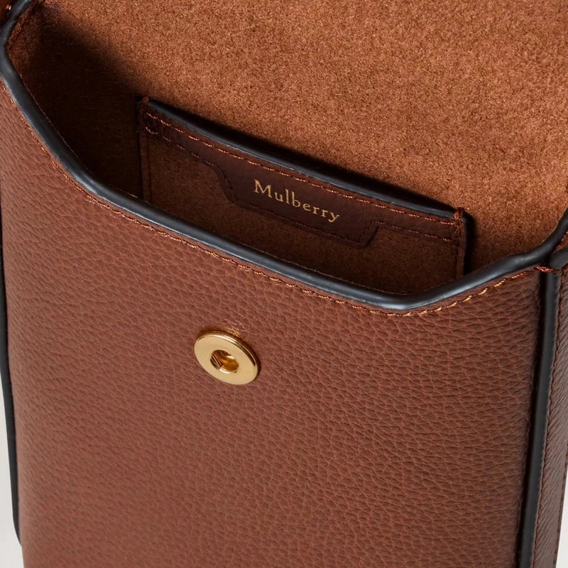 Mulberry Press Stud Phone Pouch Oak
