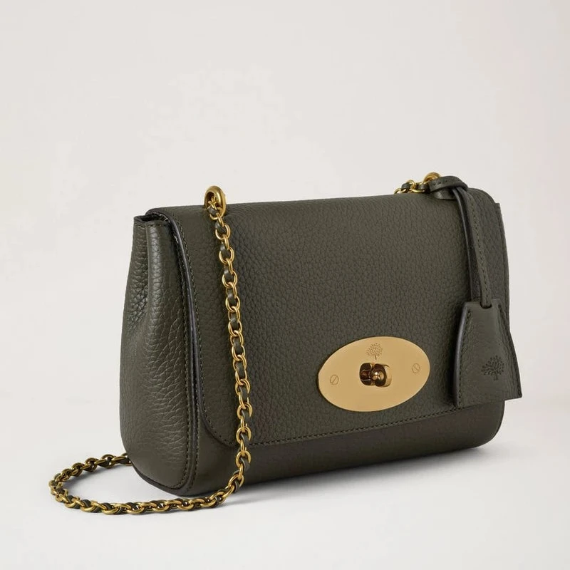 Mulberry Lily Heavy Grain Juniper Green