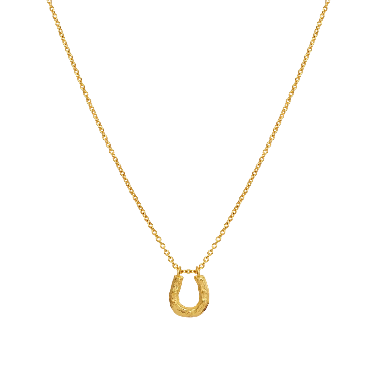Maanesten Jolly Gold-plated Necklace with Horseshoe 