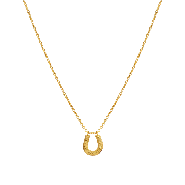 Maanesten Jolly Gold-plated Necklace with Horseshoe 