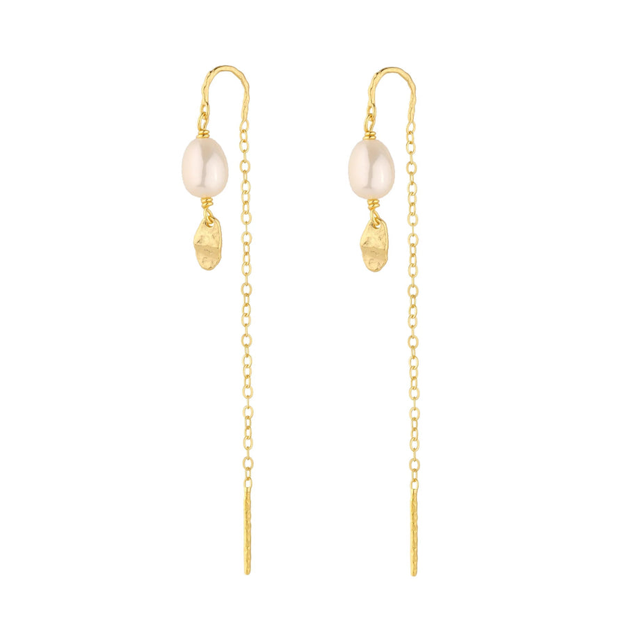 Wioga Lovis Earrings In Gold Plated Silver